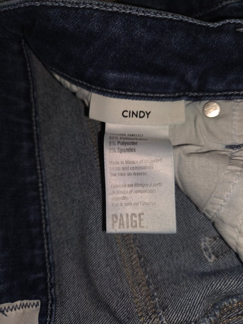 Paige Cindy Straight Jeans Roam Distressed Size 29 - Picture 6 of 10
